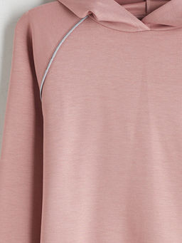 Kap??onlu K?z ?ocuk Sweatshirt