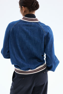 Cazadora bomber en denim - H&m фото 3