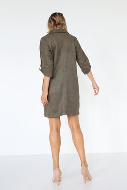 Платье из замши - Looklikecat фото 4