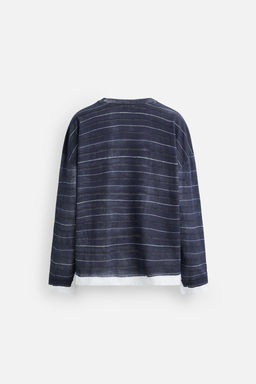 STRIPE PRINT T-SHIRT - Zara фото 7