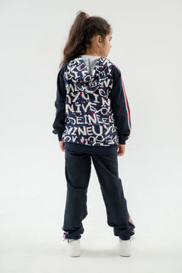 Костюм подростковый из футера 2-хн джемпер и брюки SportLand буквы - Амадэль фото 18