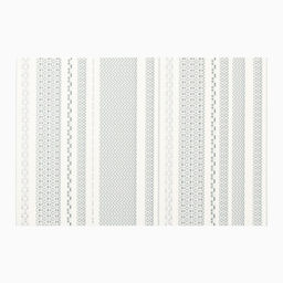 Салфетка на стол «Доляна», белый/зелёный, 45×30 см