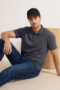 Fume Regular/Normal Kesim Basic Esnek Nak?sl? Polo Yaka T-shirt TMNSS26PO00016 - Trendyolmilla фото 3