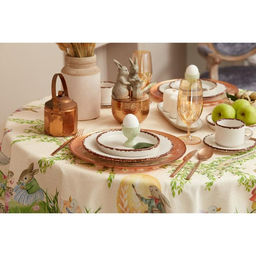 Скатерть Этель Еaster d=214см +/-3см, 100% хл, саржа 190 гр/м2  фото 16