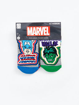 Hulk Desenli Erkek ?ocuk Patik ?orap 5li - Waikiki фото 3