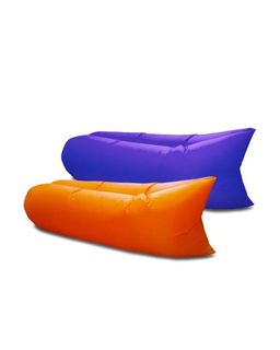Clever Надувной лежак 2 шт. фиолетовый+оранжевый