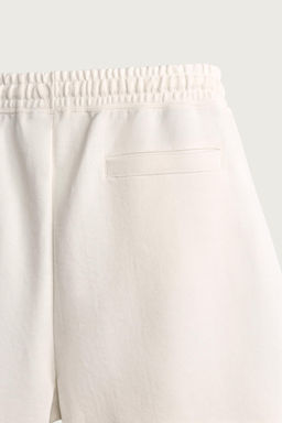 BERMUDA JOGGER RELAXED FIT INTERLOCK / Blanco roto - Zara фото 13