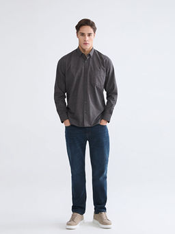 Regular Fit Gabardin Erkek G?mlek