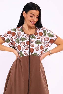 Халат на молнии Кокос