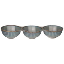 МЕНАЖНИЦА ДЛЯ ЗАКУСОК, СОУСОВ 3 СЕКЦИИ BRONCO SOUL KITCHEN 24*8*4 СМ 70 МЛ СИНИЙ