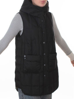 25-923 BLACK Жилет утепленный женский (утиный пух) - Fashion фото 2