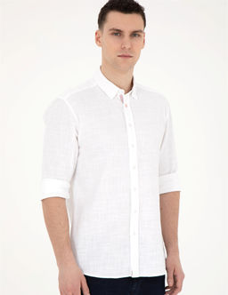 A__k Pembe Regular Fit Uzun Kollu G_mlek - Pierre cardin фото 2