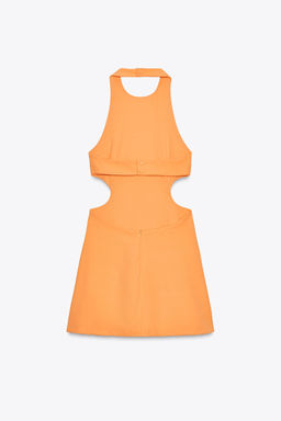 HALTER CUT-OUT MINI DRESS - Zara фото 17
