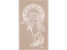 Полотенце махровое 6с104.511ж2 Гороскоп-лошадь(лен3) 67х40см