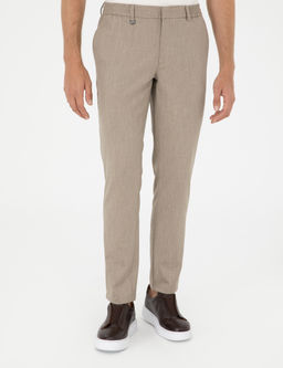 A__k Kahverengi Ex. Slim Fit Kuma_ Pantolon