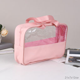Сумка-органайзер 21х7х12 см / XN-024PN /уп 100/розовый