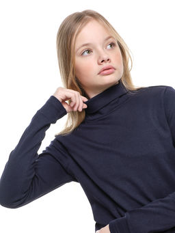 Водолазка 22-0390 синий - Mini maxi фото 5