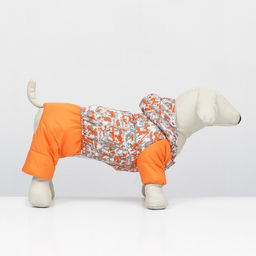 Комбинезон для животных Апельсинка, флис, S (ДС 24-26, ОШ 28, ОГ 34-36 см) - Simaland фото 2