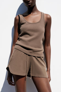 TOP MANGA SISA / Marr?n / Topo - Zara фото 6