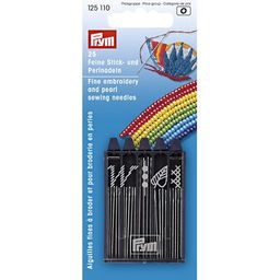 Иглы для шитья ручные PRYM 125110 для вышивания и бисера ассорти в блистере 25 шт