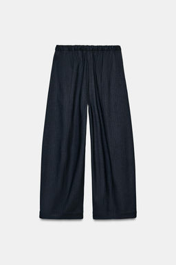 ZW COLLECTION WIDE-LEG TROUSERS - Zara фото 15