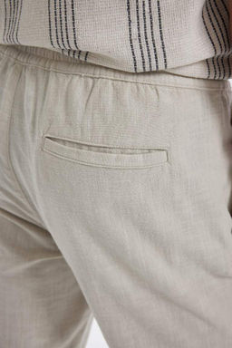 Хлопковые брюки узкого кроя Jogger - Defacto фото 6