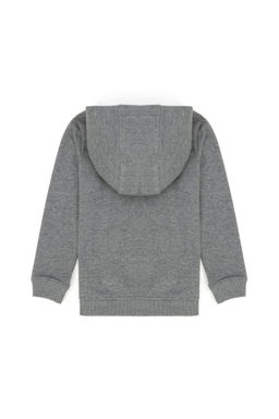 U. S. Polo Assn Серый меланжевый базовый свитшот с капюшоном для девочек - U.s. polo assn фото 2