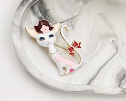 Брошь Кошечка