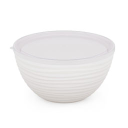 Набор чаш "Оазис" 2,5л и 4л (с крышкой) (белый) М8716