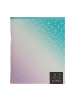 Комплект тетрадей из 5 шт (4 разные + 1 МИКС) Мыльные пузыри, 48 листов, в клетку, обложка мелованная бумага, блок №2, белизна 75% (серые листы) - Calligrata фото 12