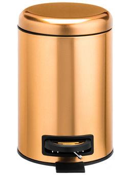 Контейнер для мусора 3 л 22,5*17*26,5 см с педалью + ведро, бронзовый - Elan gallery фото 11