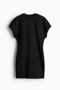Vestido de punto de manga corta
