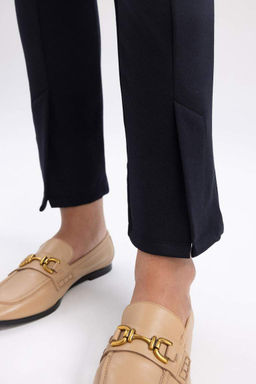 Укороченные брюки с высокой талией - Defacto фото 4