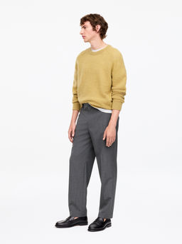 Pantalones de lana ligeros relaxed fit - H&m фото 3