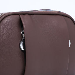 Сумка кросс-боди на молниях, наружный карман, цвет коричневый - Simaland фото 4