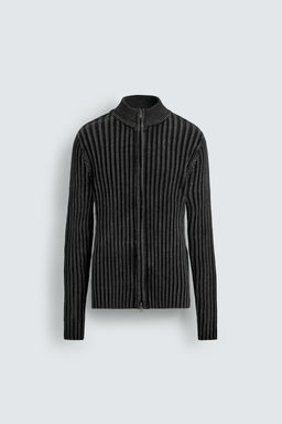 TEXTURED RIBBED JACKET - Zara фото 15