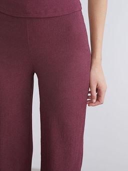 Beli Lastikli Dokulu Geni? Pa?a Kad?n Pantolon