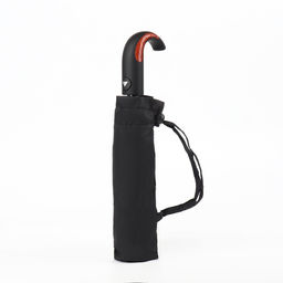 Зонт полуавтоматический Однотон, 3 сложения, 8 спиц, R = 49 см, цвет чёрный - Simaland фото 10