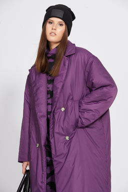 Пальто ежевика