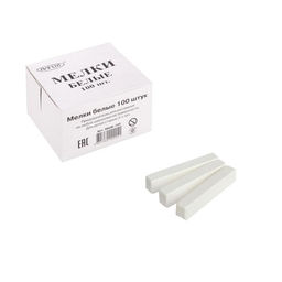 Мелки белые «АЛГЕМ», в наборе 100 штук, квадратные