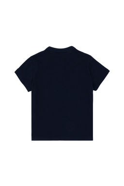 Футболка U.S. Polo Assn для мальчика хлопок темно-синий  фото 2