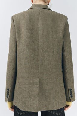 CHECK BLAZER ZW COLLECTION - Zara фото 3