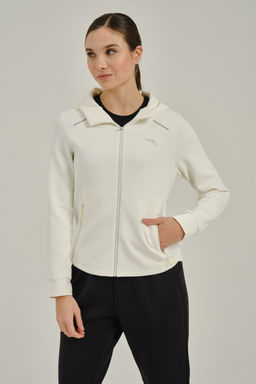 Толстовка на молнии Бежевый