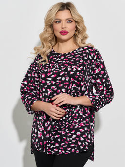 Блузка 0220-1 черный кварц