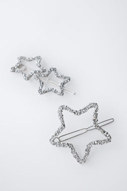 3-PACK OF GLITTER STAR HAIR CLIPS - Zara фото 2