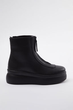 Trendyolmilla Shoes Siyah Flatform Topuklu Fermuarl? Kad?n Bot TAKAW25BO00017  фото 4