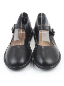 06-DLG27-1 BLACK Туфли женские (натуральная кожа)
