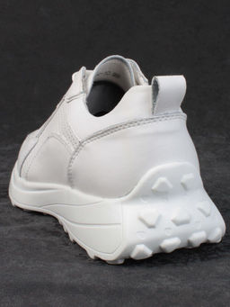 05-HY24-1D WHITE Кроссовки женские (натуральная кожа) - Фабричный китай фото 6