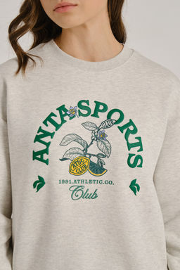 Свитшот Серый ATSC Sweatshirt - Anta фото 5