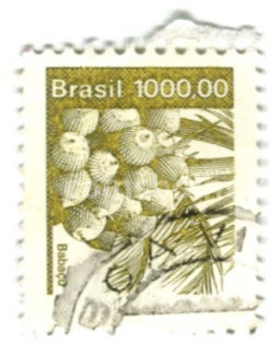 Марка Сельское хозяйство  Плоды Бабуссу 1982 год Бразилия